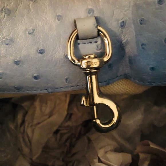 gucci bag with ostrich leather - Picture 4 of 9